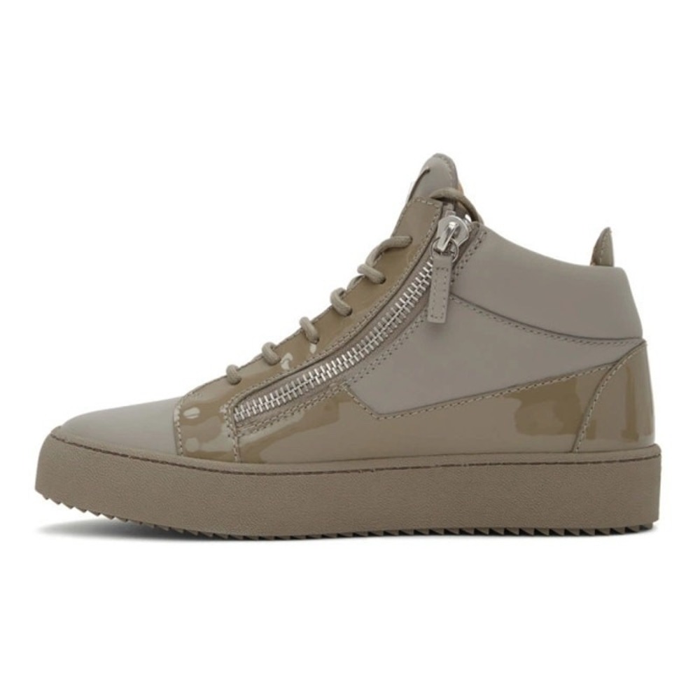 Giuseppe Zanotti May London Sneakers Womens 38 US 7 Gray Birel Vague Mid Top